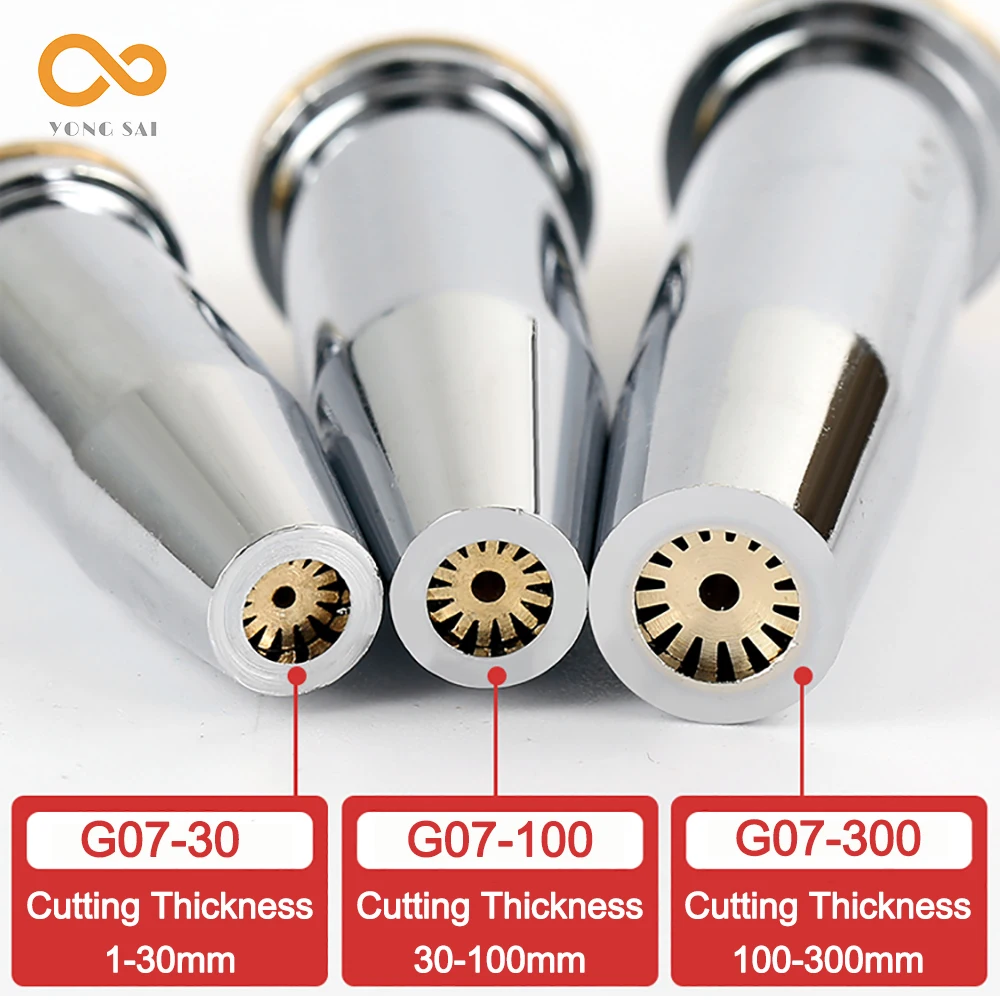 G07-30 100 300 Stainless Steel Propane Cutting Torch Split Type Liquefied Gas Cutter with 1# 2# 3# Cutting Nozzle Tips