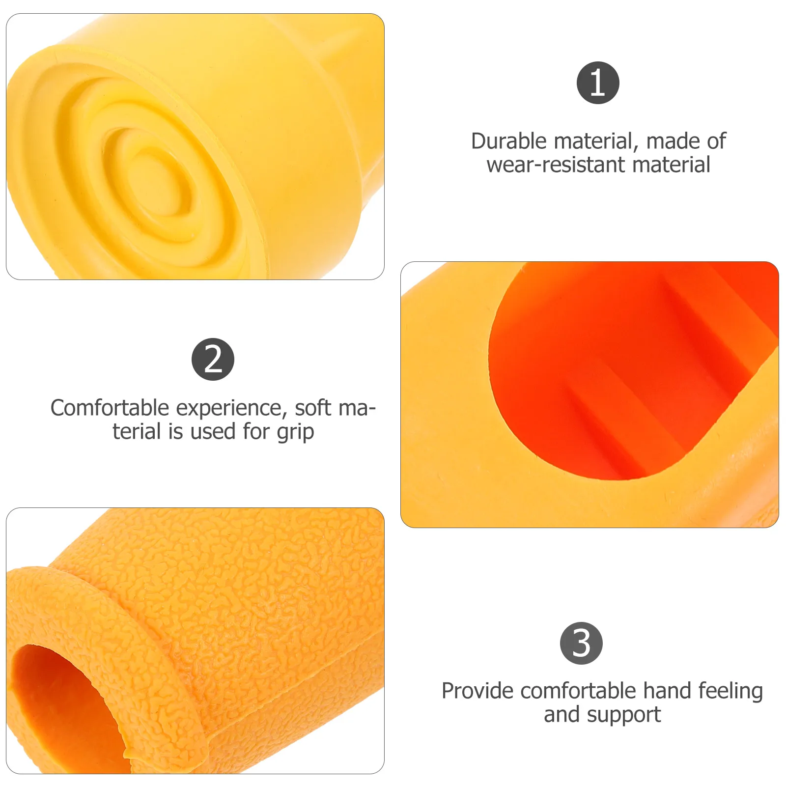 

1Set Walking Crutch Kit Underarm Shoulder Grip Non-Slip Comfortable Hand Rest Replacement Protective Crutch Pad