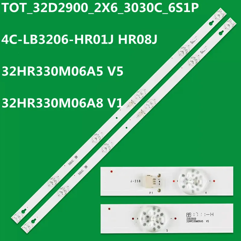 

10PCS 6LED(6V) LED Strip For 32D2900 32HR330M06A5 V5 4C-LB3206-HR05J HR03J 32HB5426 32D100 32S301 32S305 L32S4900S LVW320CS0T