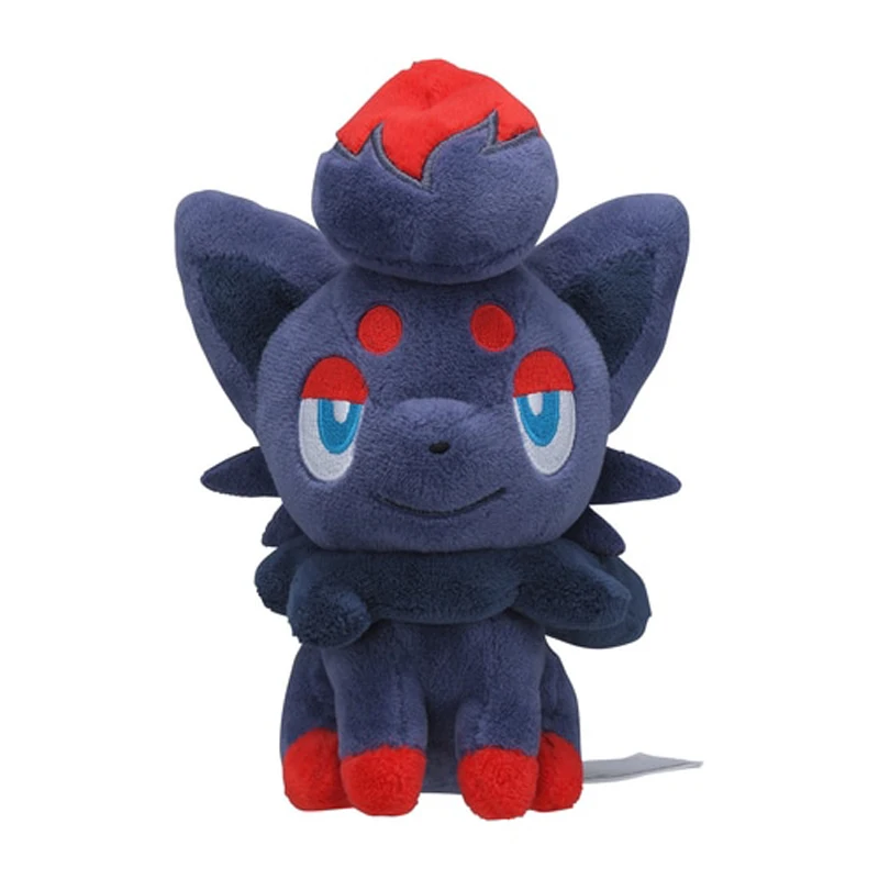 Japonês pokemon caber zoroark brinquedo de pelúcia crianças bonito presentes macios e presentes de aniversário de natal