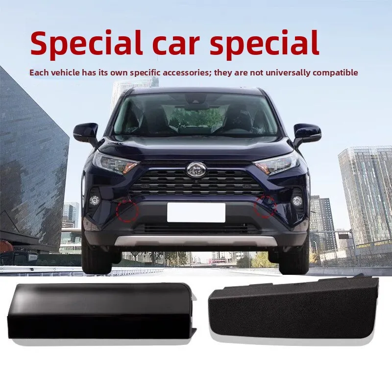 Front Bumper Tow Hook Cover Cap Fit For Toyota RAV4 XA50 2019 2020 2021-2023 Towing Eye Lid Left Right Upper Lower Trailer Cover