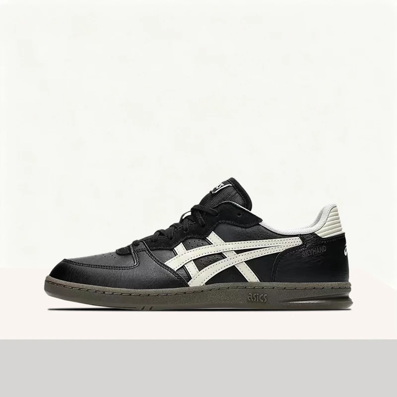 ASICS Skyhand OG Unisex Black Synthetic Leather Sneakers – Soft Thin-Soled Durable Sole & Comfortable Everyday Wear 1203A451-002
