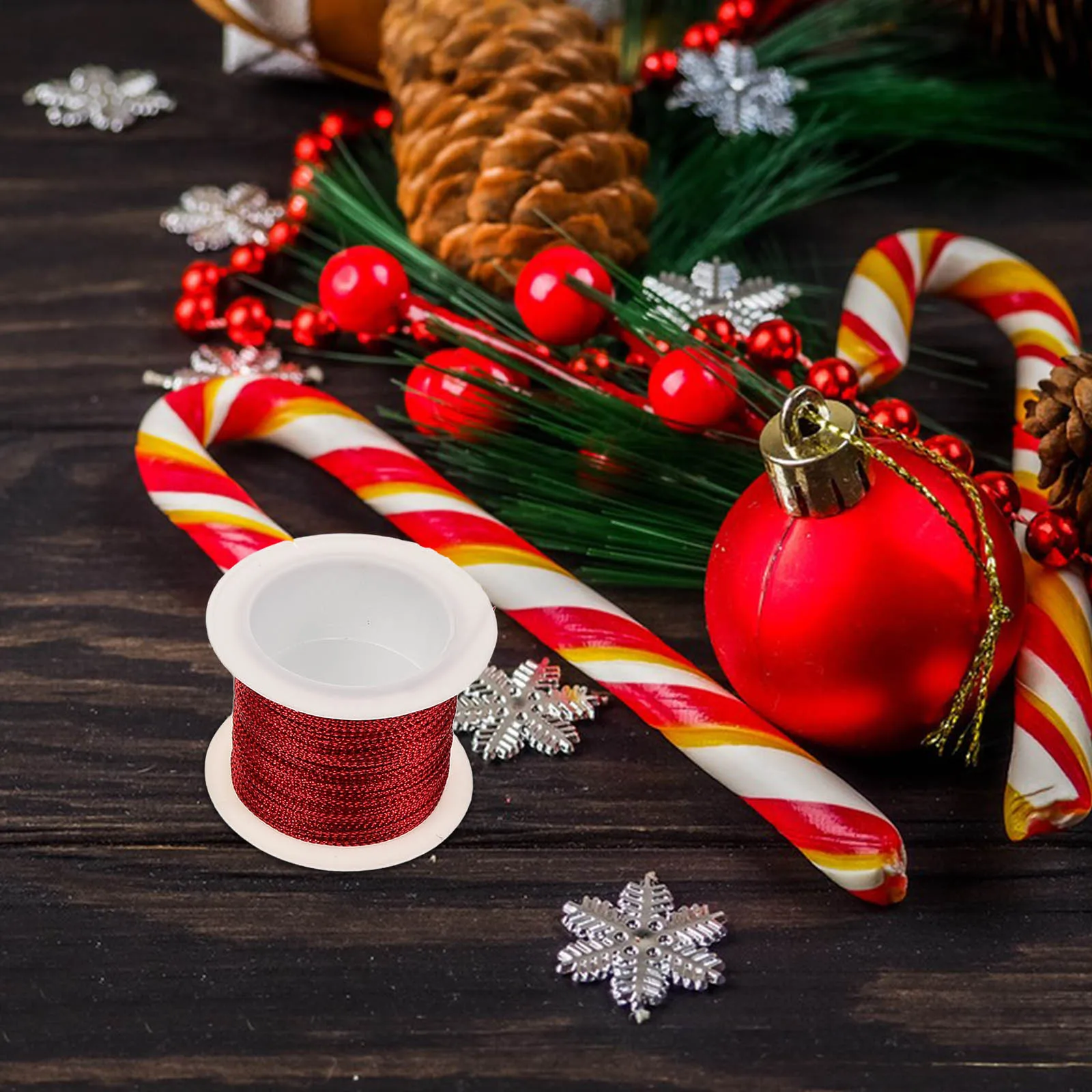 

3pcs Label Strings Tag Lines Tie Cords Gold Silver Red Metallic Colors Premium Material Christmas Ornaments Gifts Candies