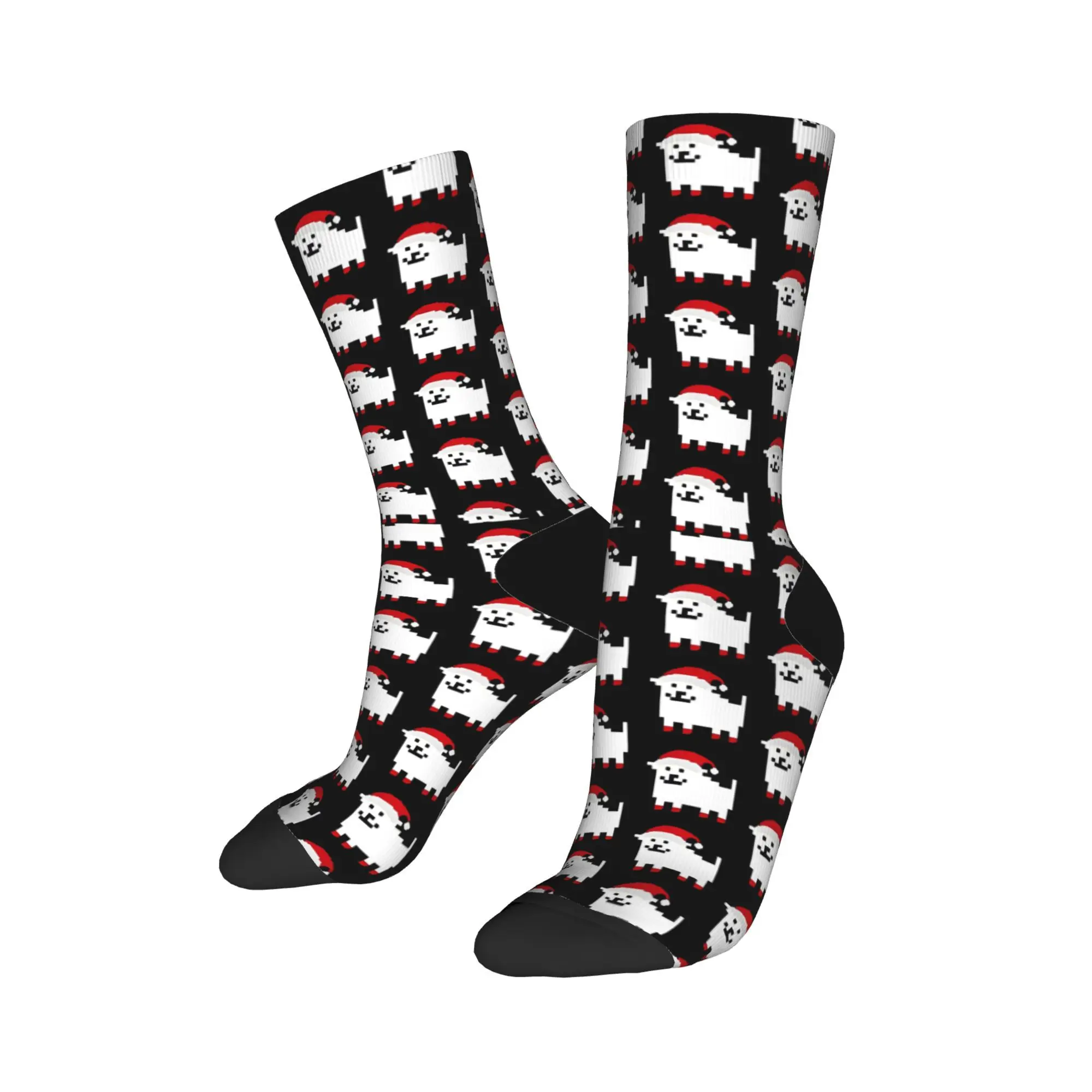 Autumn Winter Harajuku Unisex Annoying Dog Christmas Socks Deltarune Spamton Breathable Soccer Socks