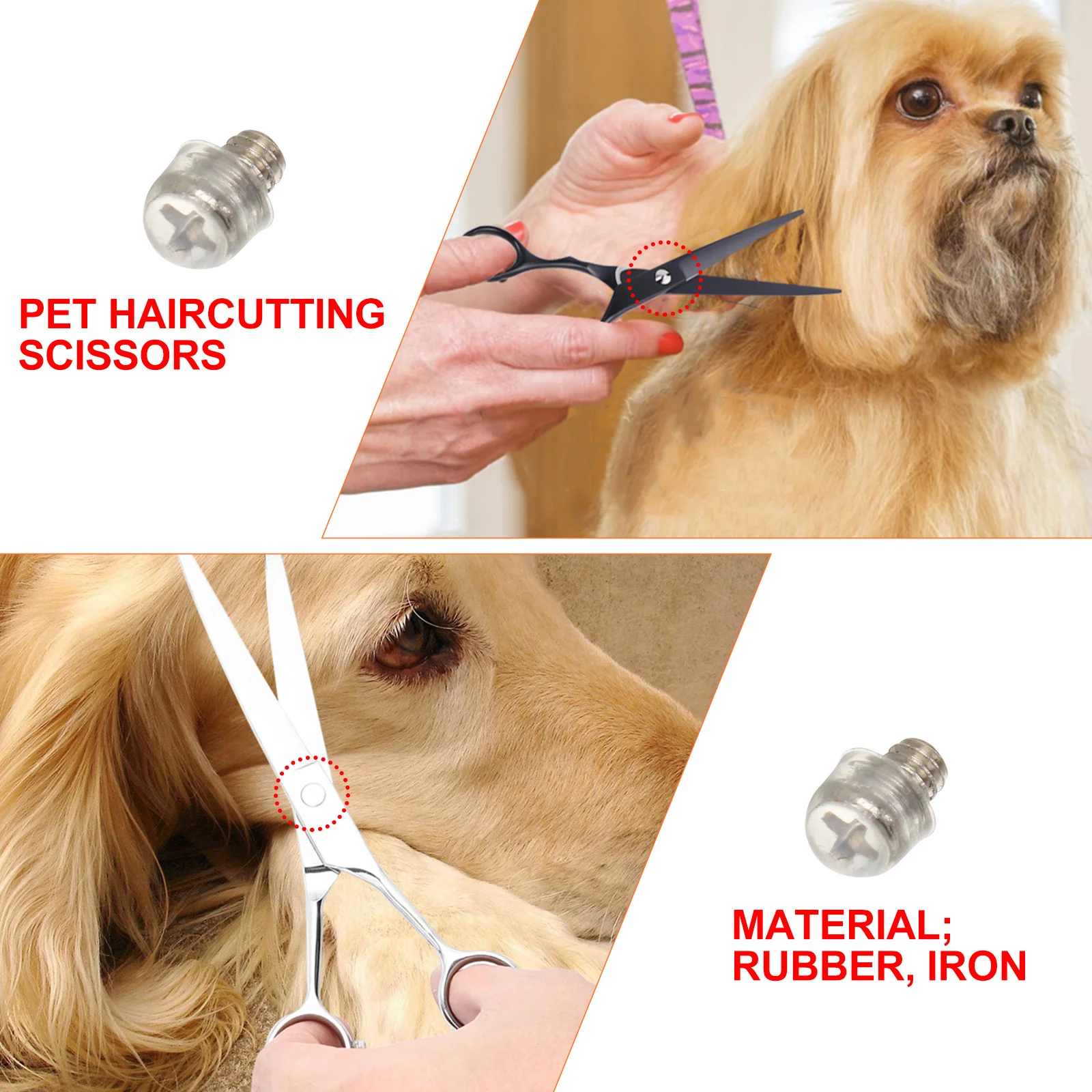 

10Pcs Scissors Silencers Heavy Duty Mute Bumpers for Scissor Noise Reduction Reliable Performance Fine Craftsmanship Grooming