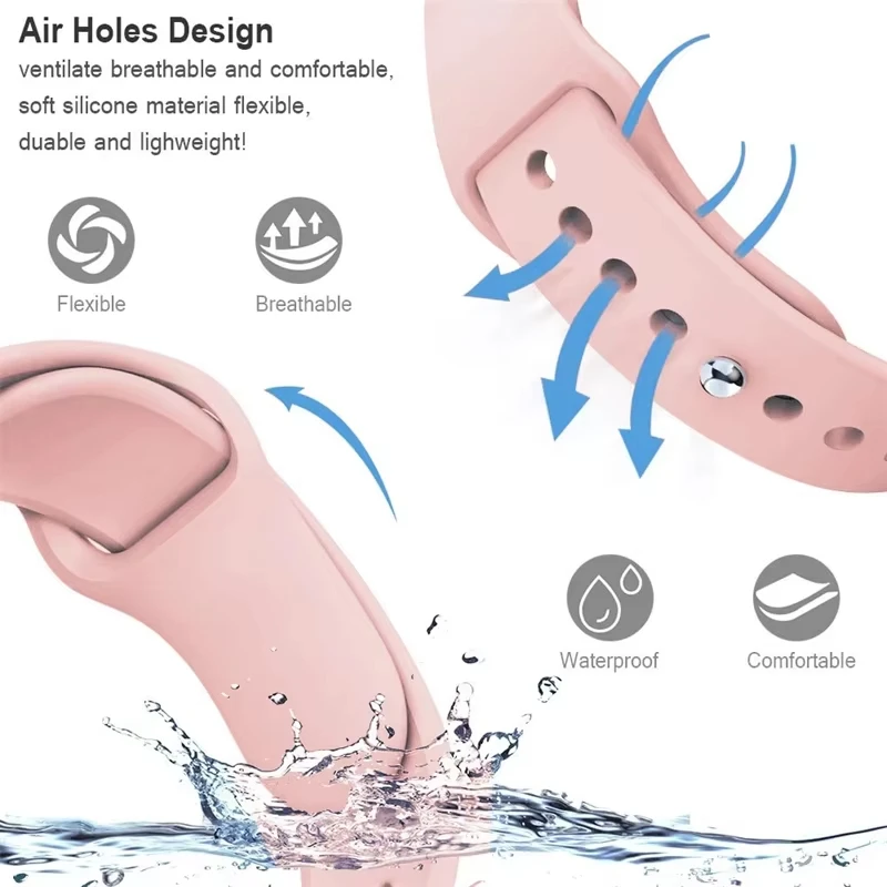 18mm Silicone Strap for Huawei Watch GT6 41mm/GT5 GT4 41mm Sports Comfortable Breathable Wristband Huawei Watch GT5 Pro 42mm view 5