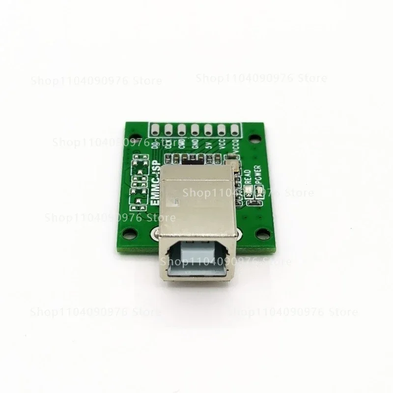 AU6438BS chip 3-wire EMMC-ISP high-speed flying wire tool USB-B computer communication