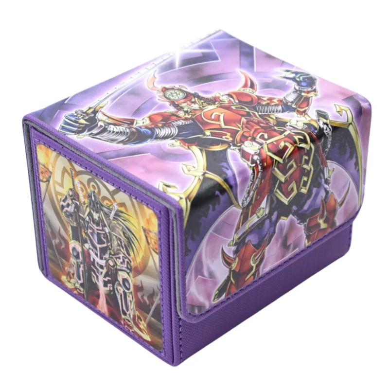 Yu-Gi-Oh-Porte-cartes ATIONS OVski Six Samurai-Shi En Gateway, cuir de haute qualité, jouet d'action, figurine, collection de jeux, boîte de rangement, bricolage