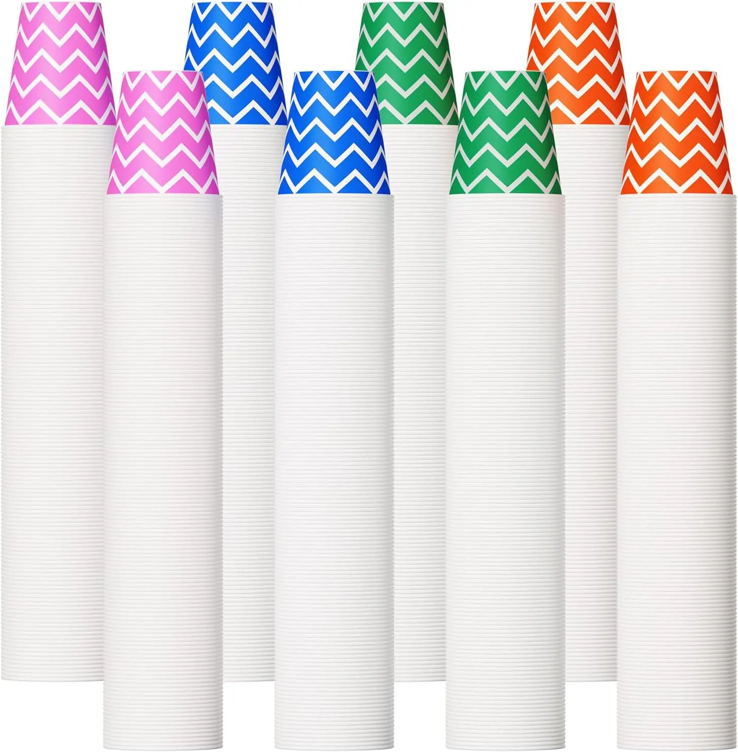 

Упаковка из 1000 бумажных стаканов по 5 унций, разноцветные одноразовые стаканы, маленькие стаканчики для ополаскивателя для рта, для холодных напитков