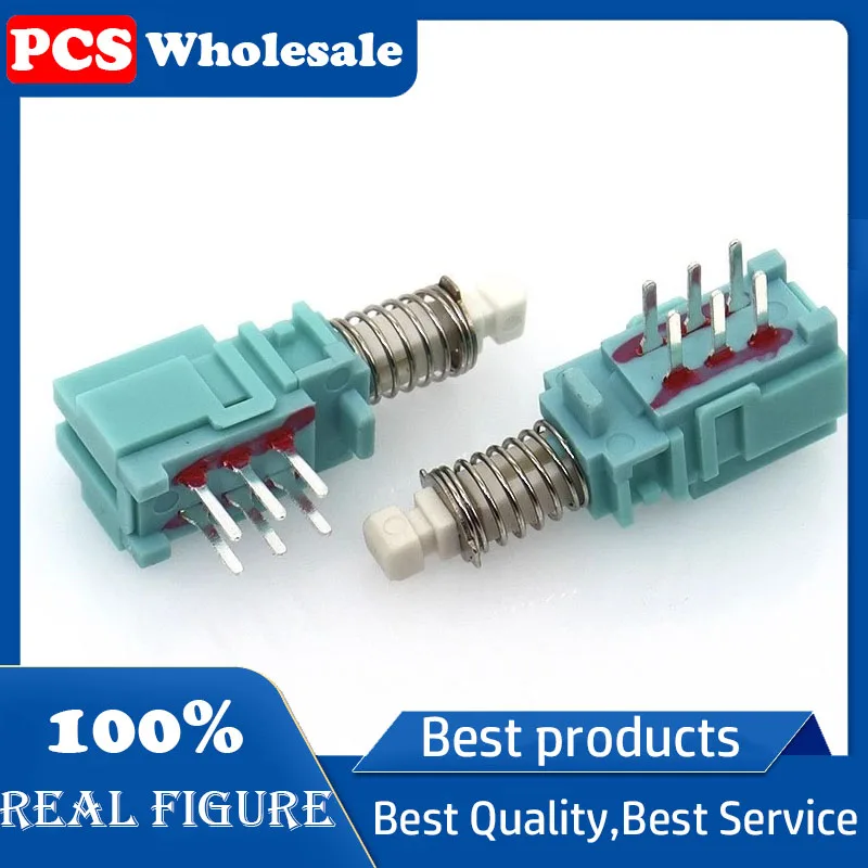 PS-80BL-22 STB key Connector Chassis Host power switch 6 pin Long pin with or without lock blue