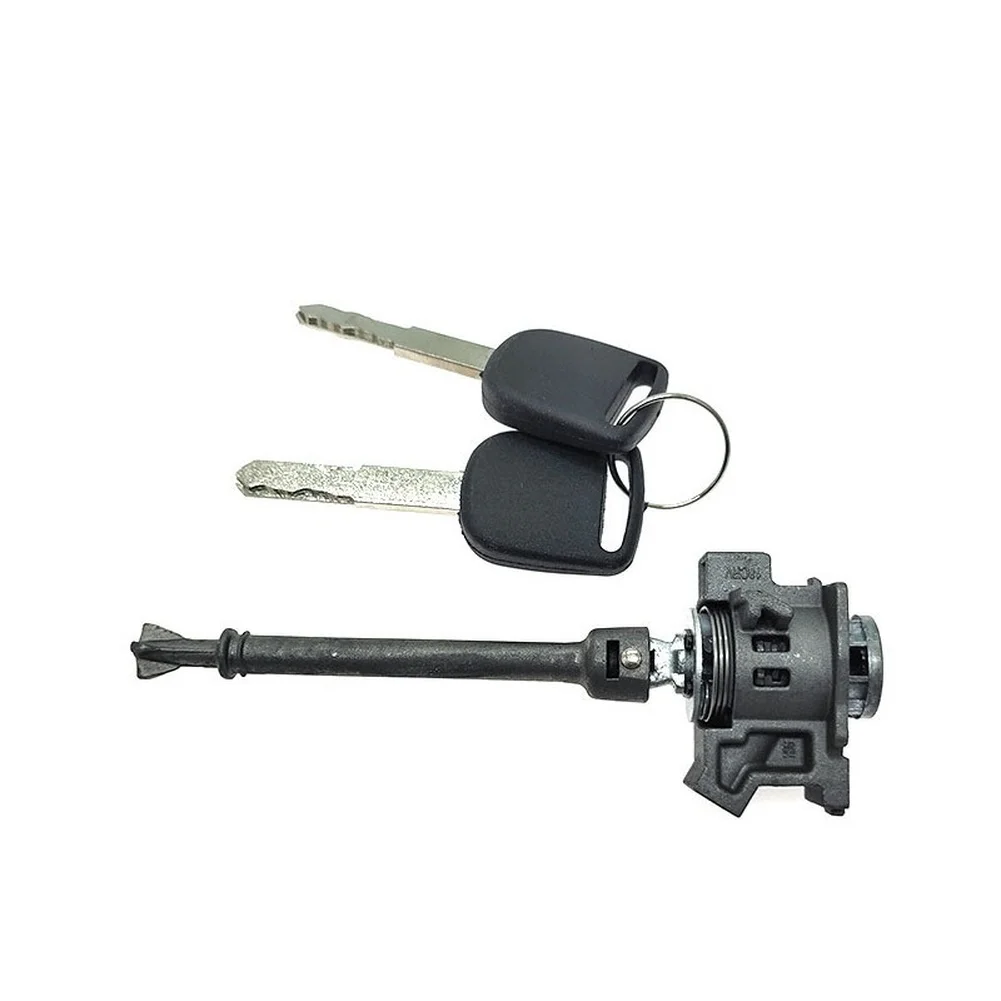 Left Door Cylinder Car Lock Cylinder For Car Door Replacement Silver CRV Door Lock Cylinder Polished Appearance