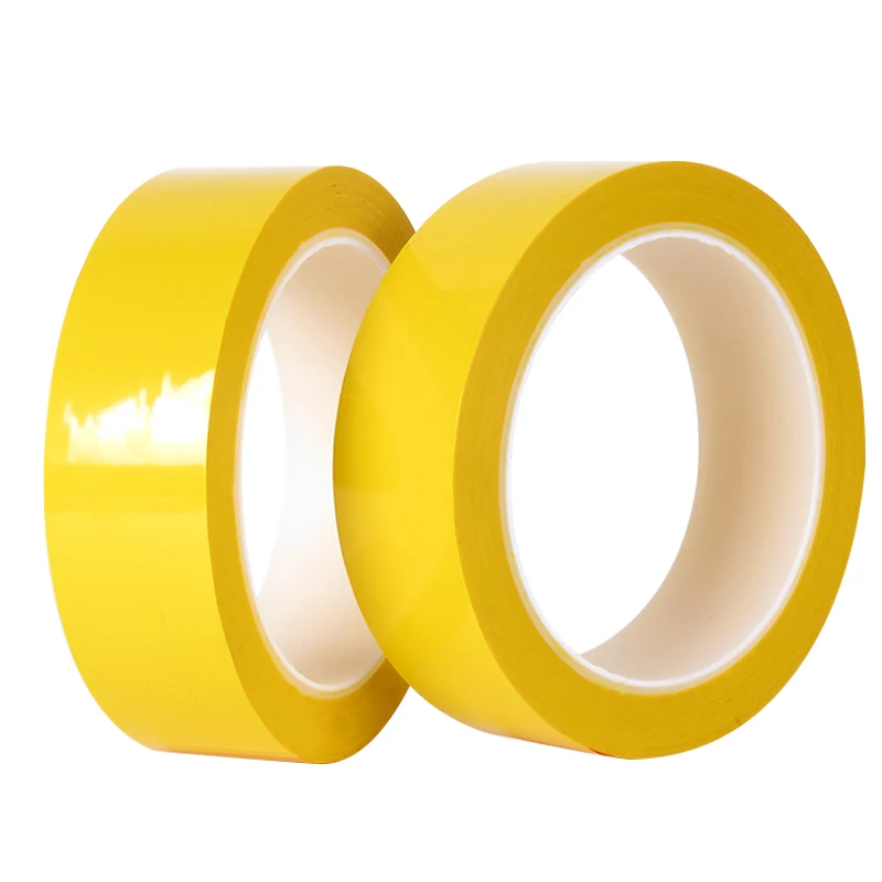 66m/roll PET Tape Mylar Tape 12-80mm with Adhesive for High Temperature Insulation and Protection Tape for Electronic Components