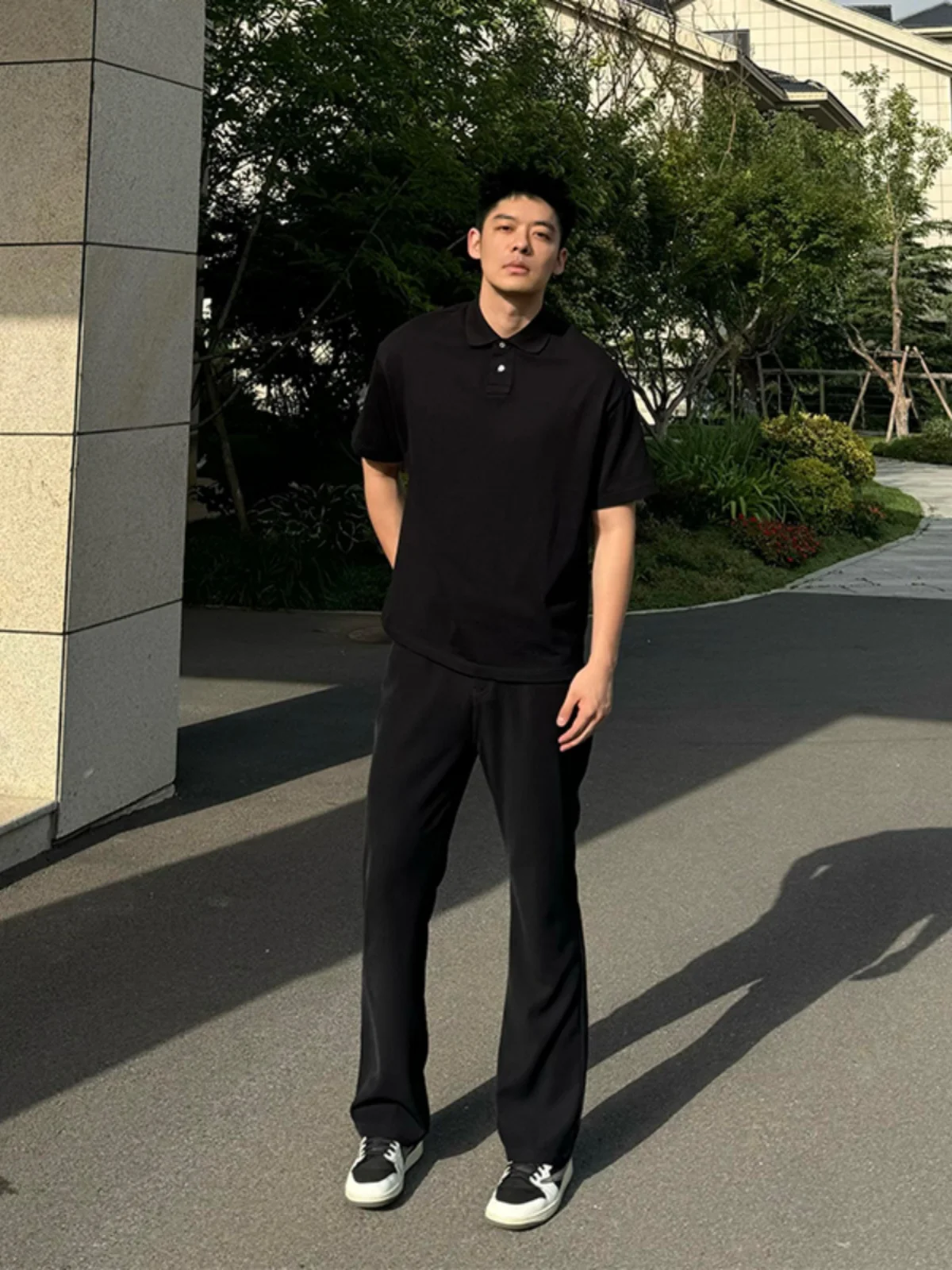 

Мужские летние тонкие брюки из ледяного шелка в американском уличном стиле, прямые, зауженные, модные, молодежные, для повседневной носки