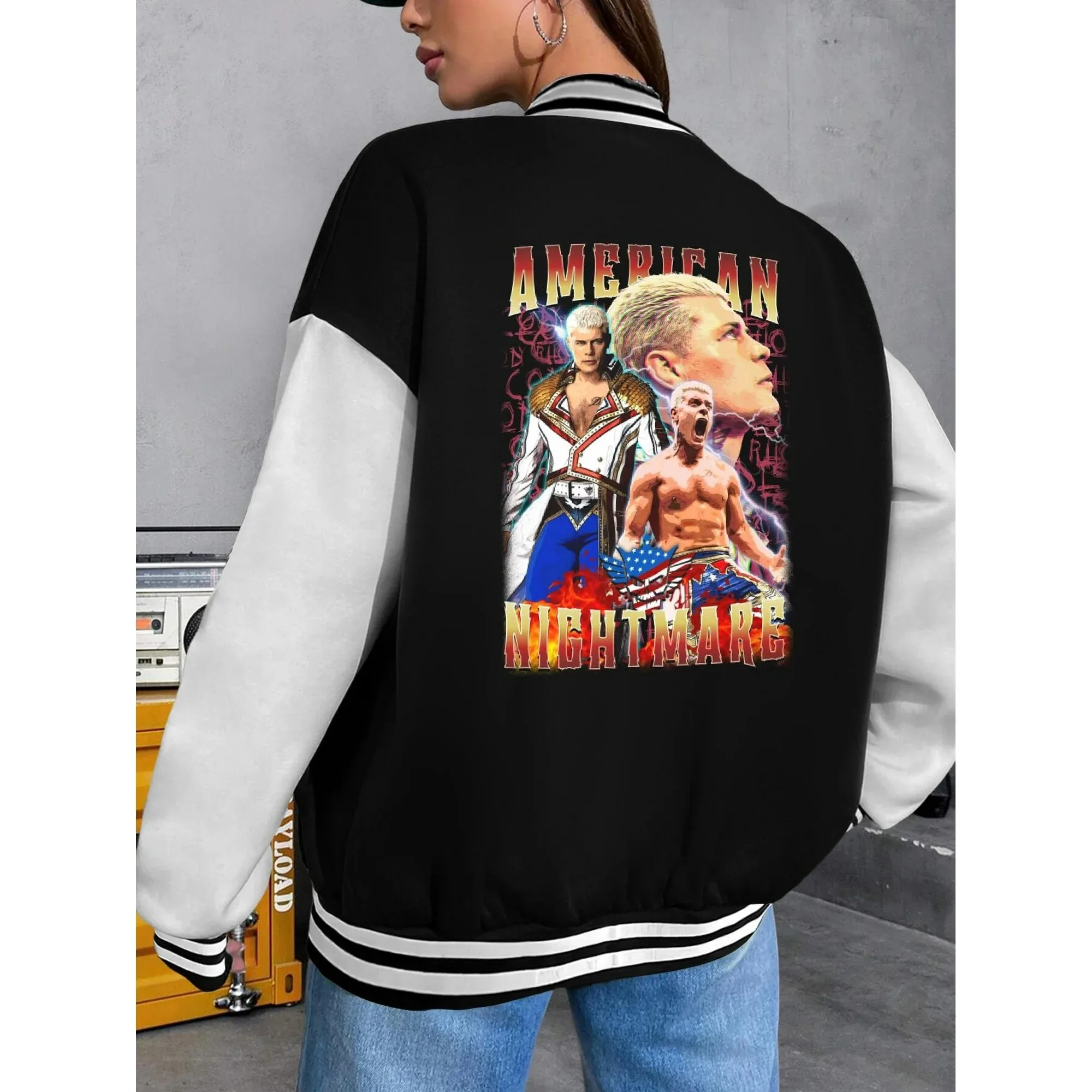 Cody Rhodes Merch Jacket Cosplay Women Men Fashion Casual Streetwear Sweatshirts