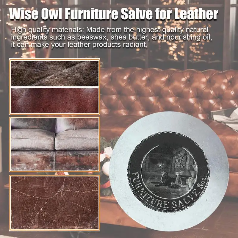 Leather Conditioner Furniture Salve Cleaner And Couch Furniture Cream To Restore & Renew Protective Leather wood For Repair Kit