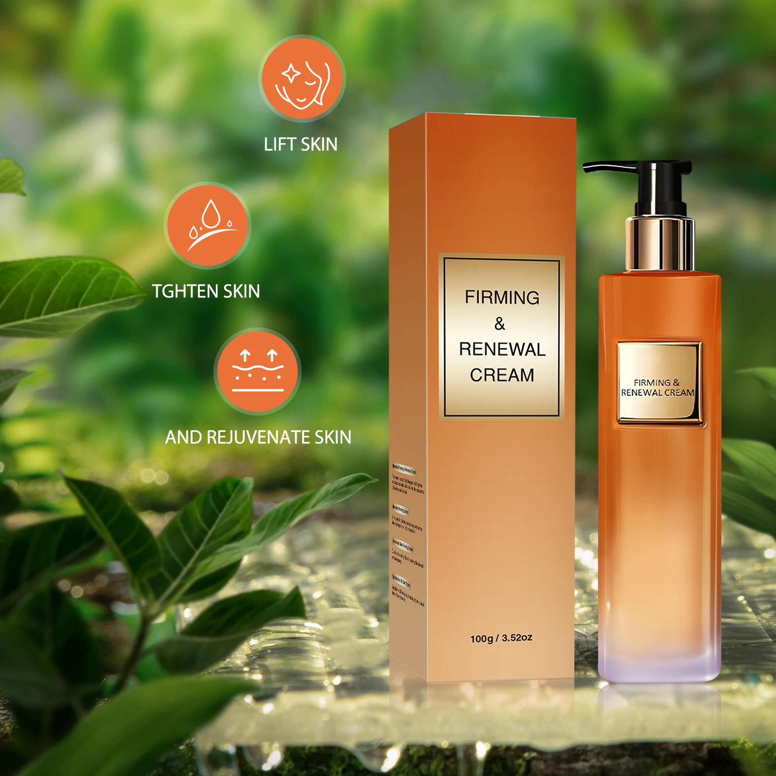 Skin Firming Cream Body Cream Long Lasting Moisturizing Repairing Nourishing Tender Smooth Lift Increase Skin Elasticity Care