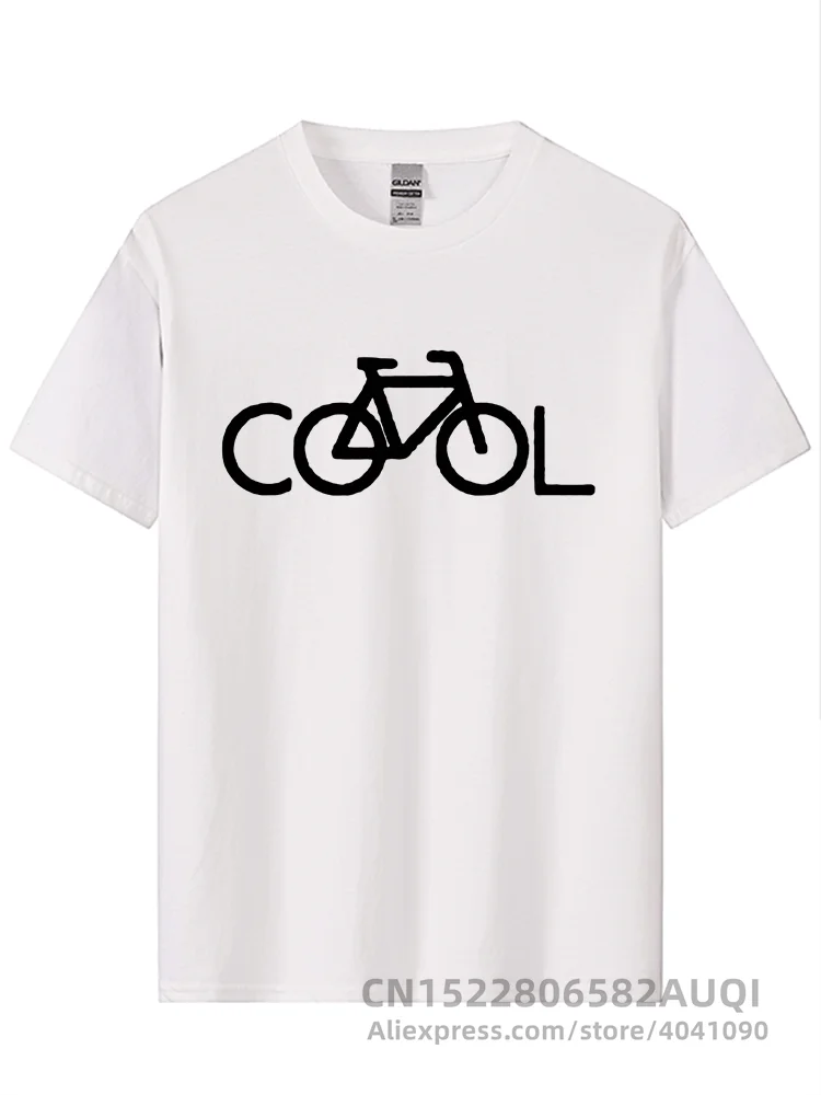 Tee Fashion Design Bike It\'s Cool Men T-shirt Colors Cotton Short sleeves Tops Tee Streetwear Hip Hop Unisex Plus Size