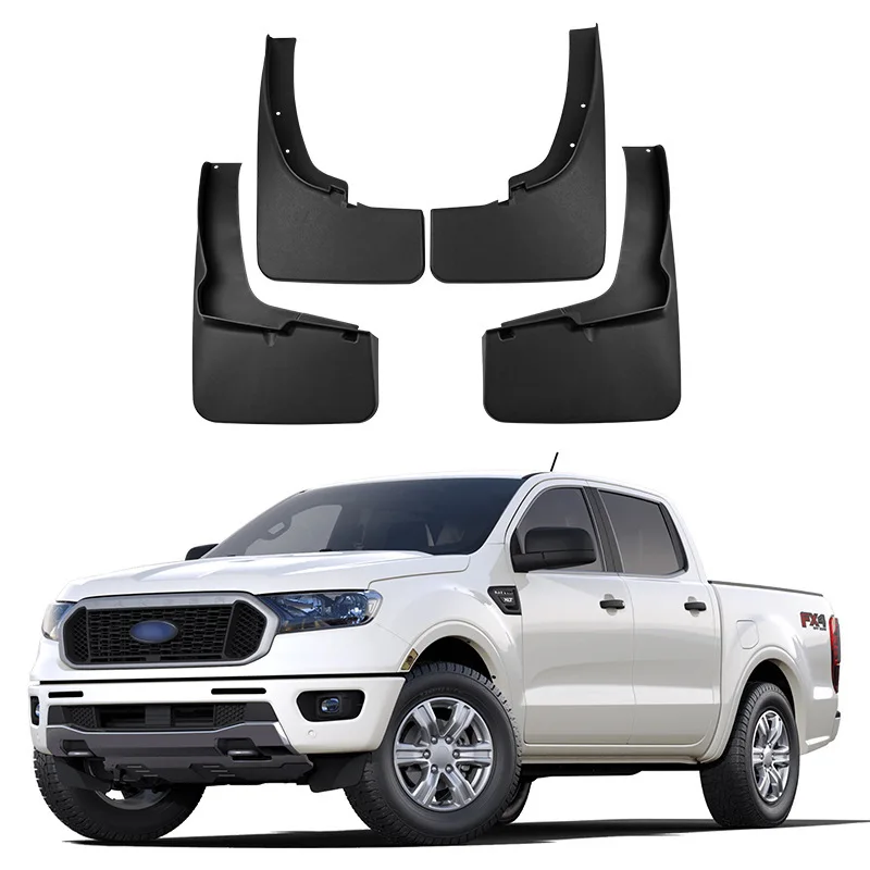 For 2019-2023 Ford Ranger Front Rear Mud Flaps Mudguards Splash Guards ABS Plastic Accessories view 3