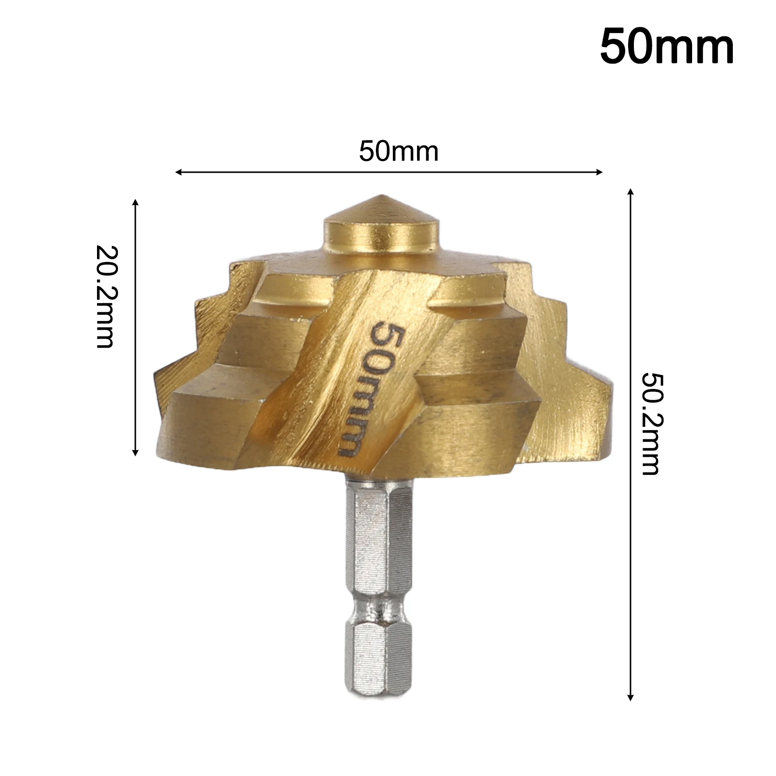 Water Pipe Expansion Drill Punch with 6 35mm Hexagonal Handle Drill Bit for Plumber Use Compatible with Electric Drills HSS