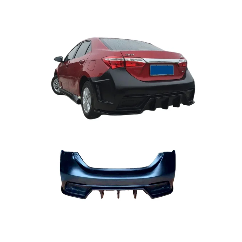 

Body Kit For Toyota Corolla 2014 2015 2016 ,the Pp Aftermarket parts includes Car Rear Bumper