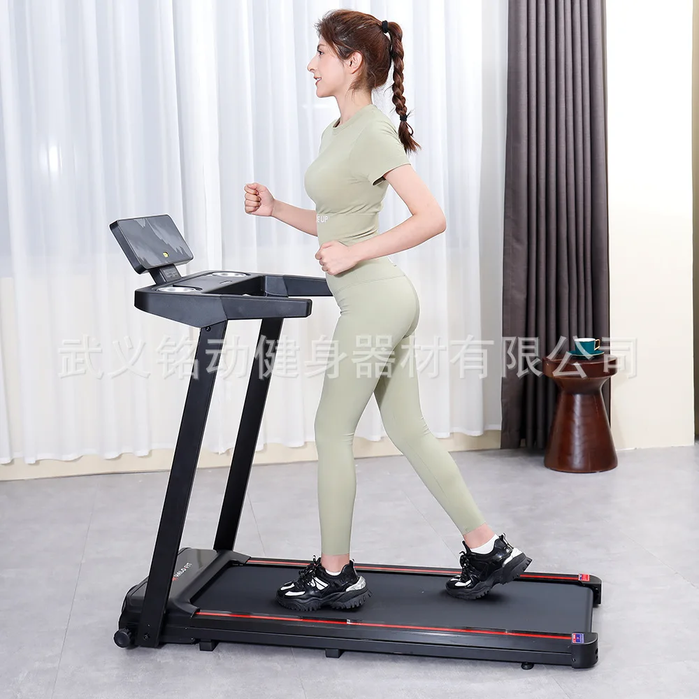 

Suitable for Walking machine with handrails Cross-border household small full folding indoor mini electric tablet Installation-f