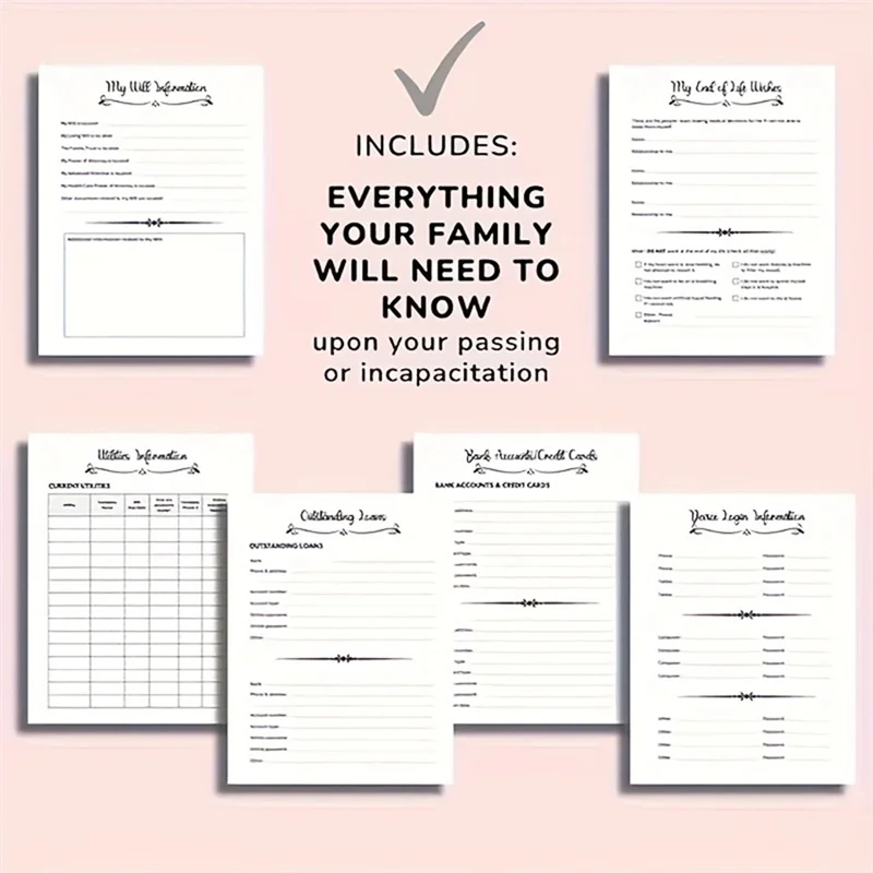 A76F-End Of Life Planner: Sorry, It's Your Problem Now, Because I'm Dead, End Of Life Meaningful Wire-O Notebook Planner