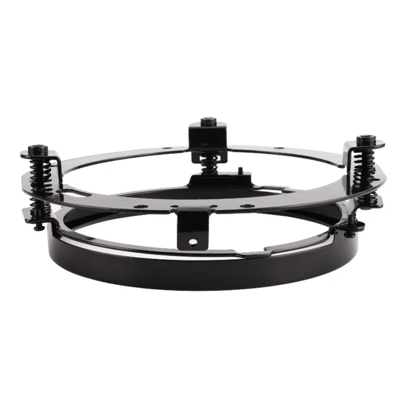 Headlight Mount Bracket Front Light Round Holder Fixing Base 7in Fit For Jeep Wrangler JKBlack
