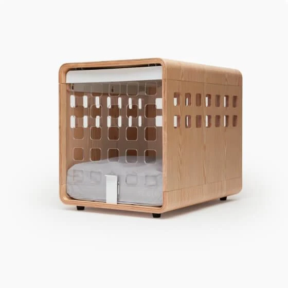 Wooden Luxurious  Dog House with Soft Cushions