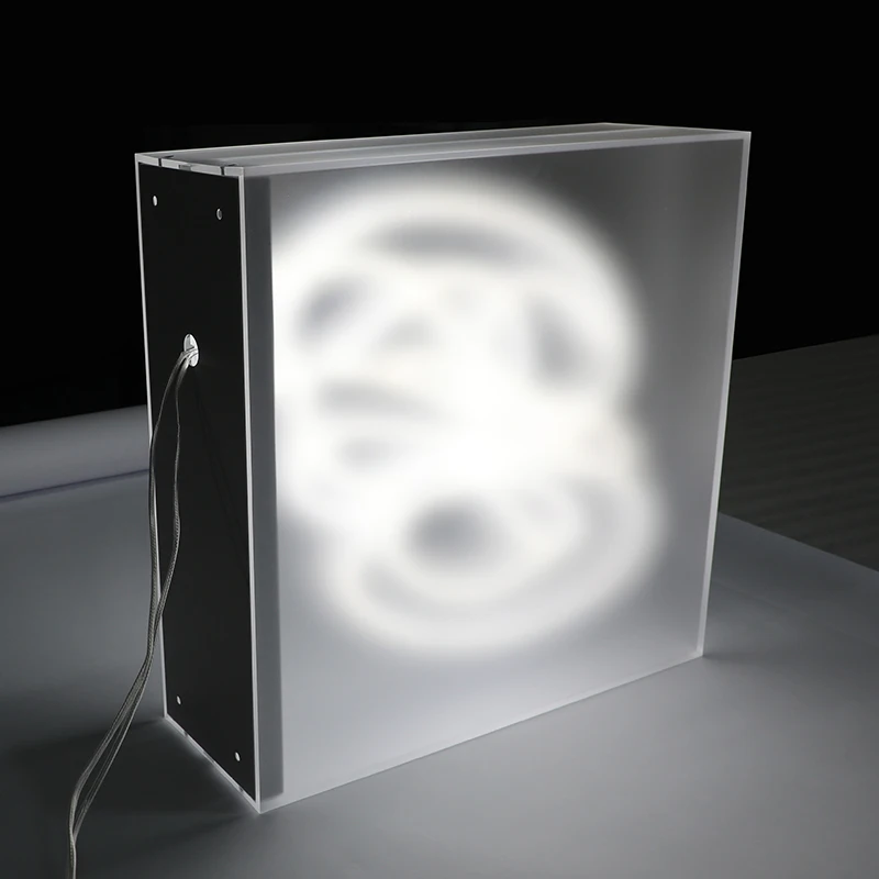Commercial logo Single-sided lighting light box logo Acrylic light box Store advertising products