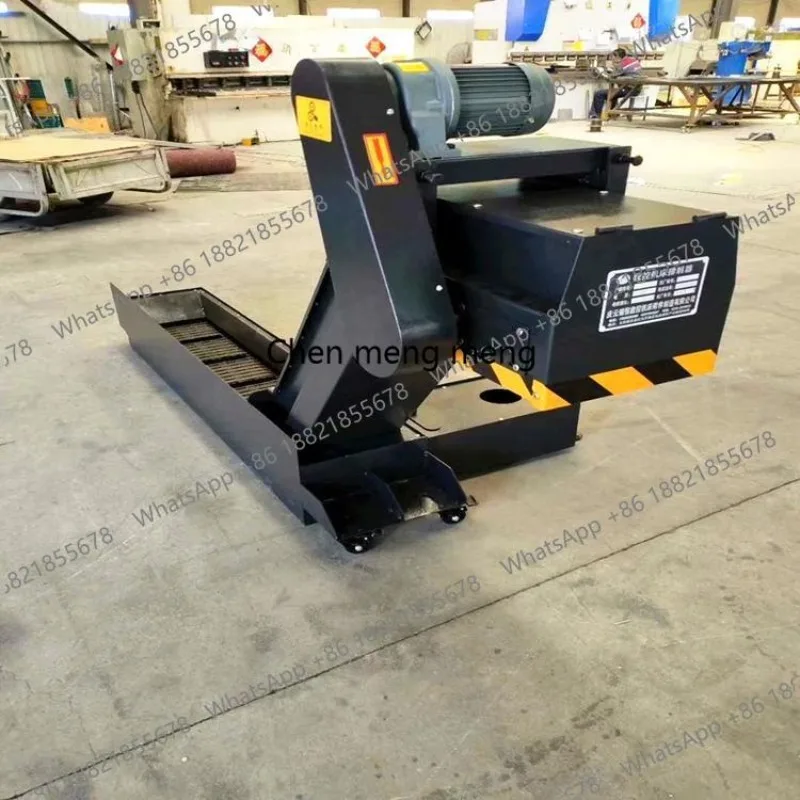 Numerical control machine tool automatic chip conveyor iron pin chain plate spiral chip conveyor