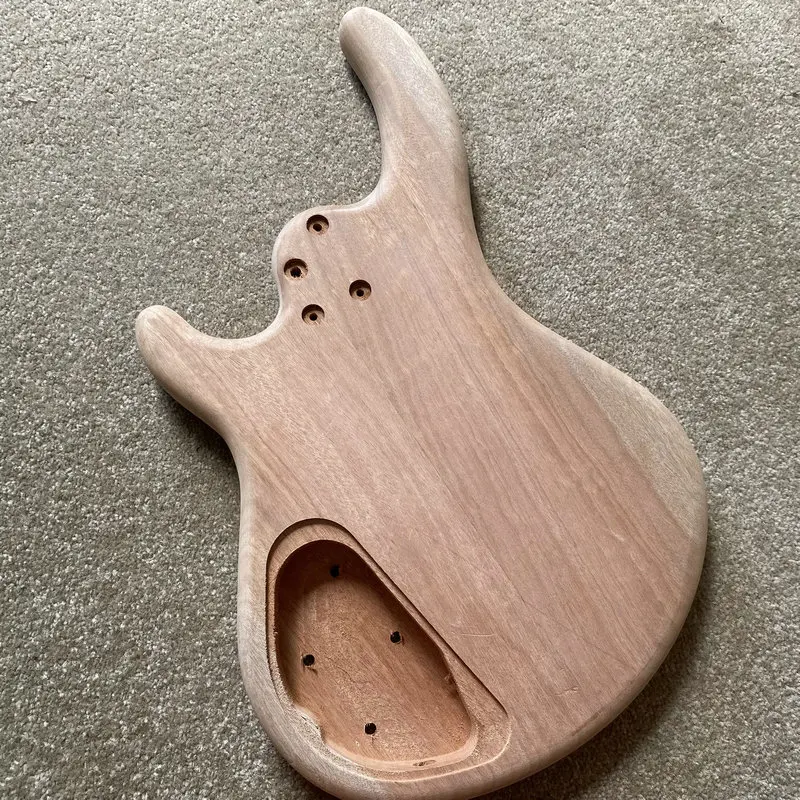 FB510 Solid Mahogany Custom Order Unfinished PJB Bass Body for Electric Bass Guitar Replace and DIY Right Hand