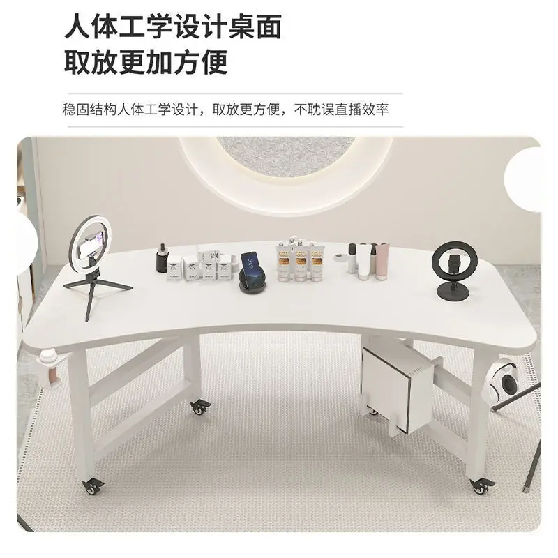 Live table Mobile special computer table Desk Rotating display workbench