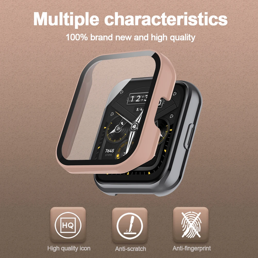 นาฬิกาป้องกันหน้าจอฟิล์มสำหรับ Realme นาฬิกา2 Pro เชลล์กระจกนิรภัย Smartwatch กันชน Protector อุปกรณ์เสริม