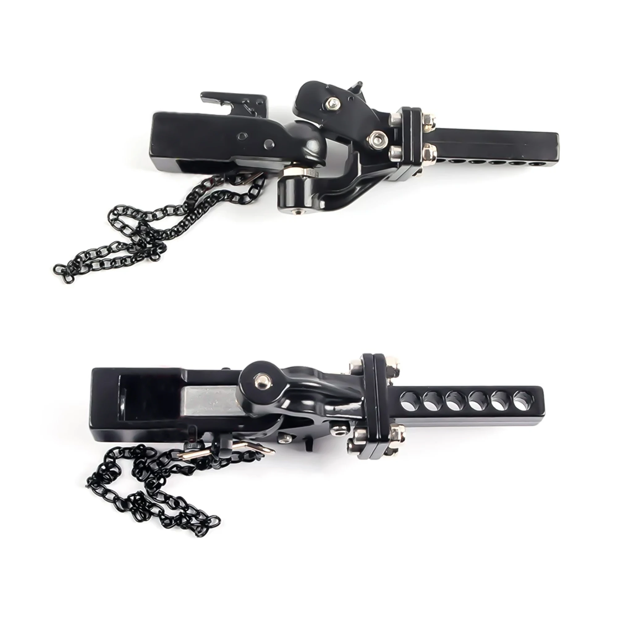 Metal Trailer Head Rescue Tow Hook M3 Hitch Mount for 1/10 RC Crawler TRX4 TRX6 SCX10 90046 D90 Redcat GEN 8 Scout II CC01 TF2