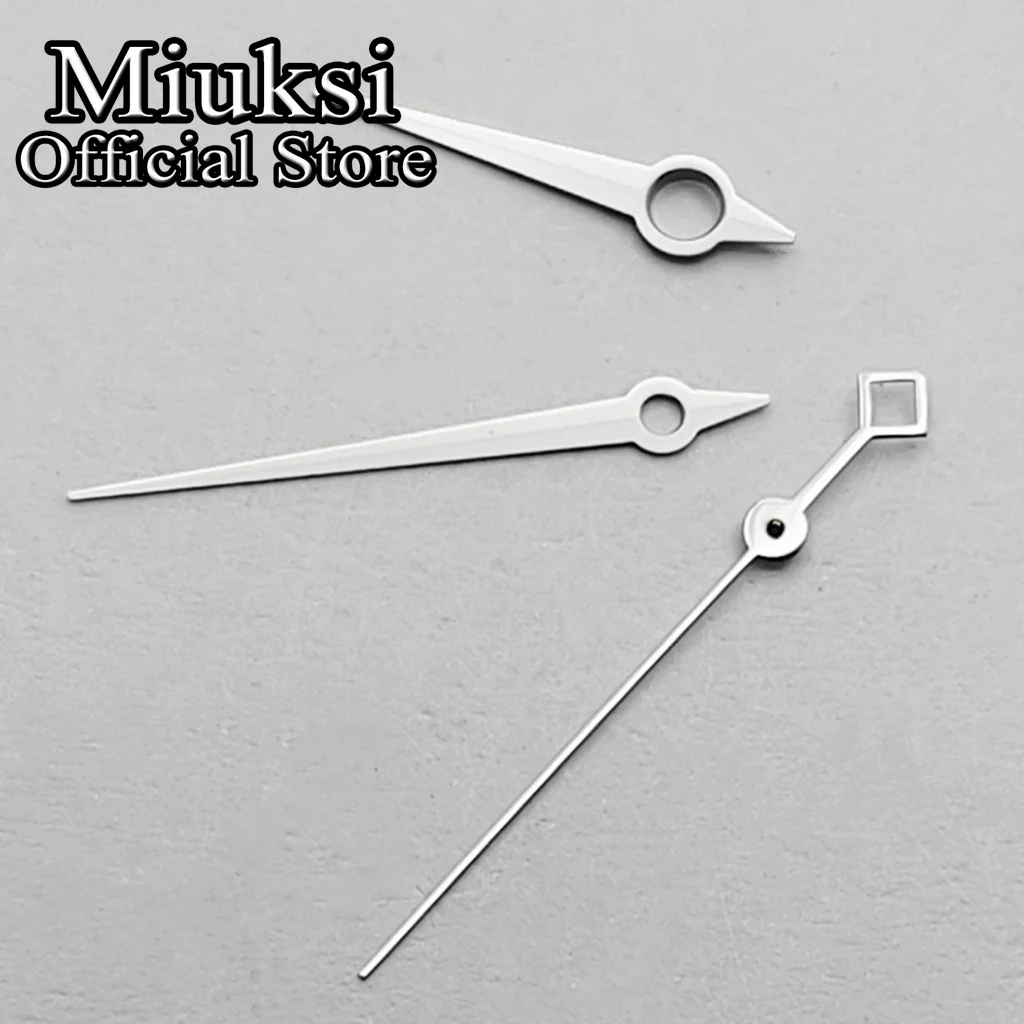 Miuksi VH31 silberne Uhrzeiger passen zum VH31 Uhrwerk, Uhrenzubehörteil. – Detail 4