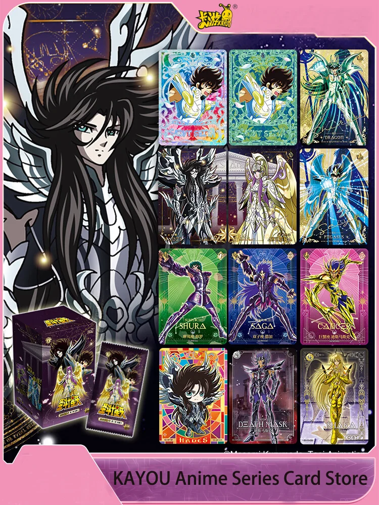 

KAYOU New Saint Seiya Dokho Underworld King Chapter Пробуждение святой одежды Ssr Ar Rare Collection Card для аниме-серии