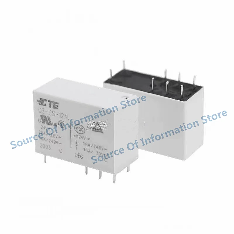 1PCS OZ-SS-105L OZ-SS-112L OZ-SS-124L DC5 12 24V 8Pin Tyco Relay 250V100% New original