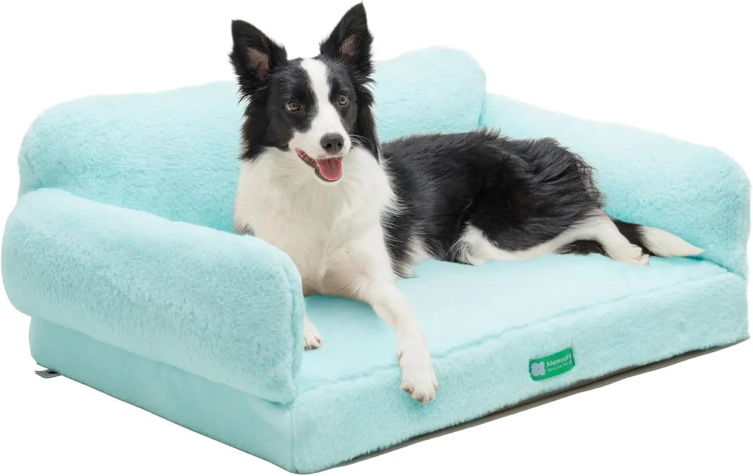 

MEWOOFUN Dog Bed Sofa Egg- Foam Dog Couch with Removable Washable Cover and Non-Slip Bottom Large Blue