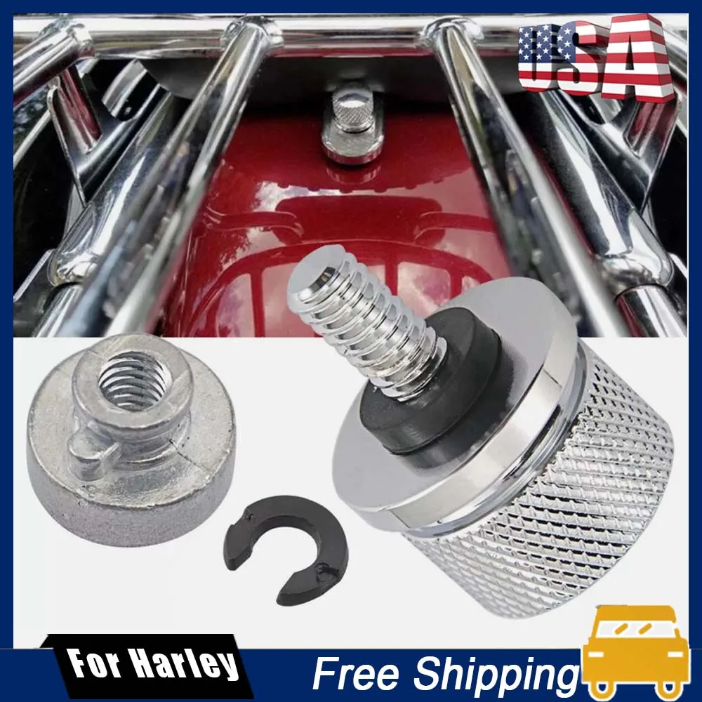 

Motorcycle Seat Bolt Screw Black Chrome for Harley Road King Street Glide Ultra Sportster XL883 Dyna FXDB Softail Fatboy