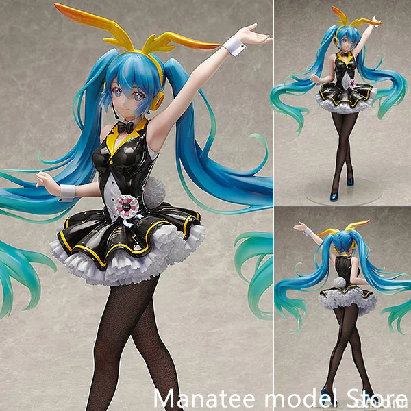 

FREEing Original B-STYLE Project DIVA Arcade Hatsune Miku My Dear Bunny PVC Action Figure Anime Model Toys Collection Doll Gift