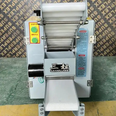 90mm-220mm Anpassad Automatisk Dumpling Wrapper Maskin Kommersiell Dumpling Wrapper Maskin Automatisk Pasta Maker Nudelmaskin 8 best sales inslagningsmaskin - №8