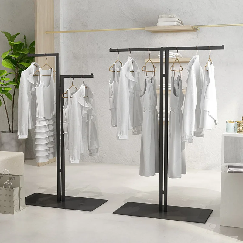 Clothing store display rack Floor-to-ceiling women's clothing store Zhongdao rack display rack Children's clothing store High