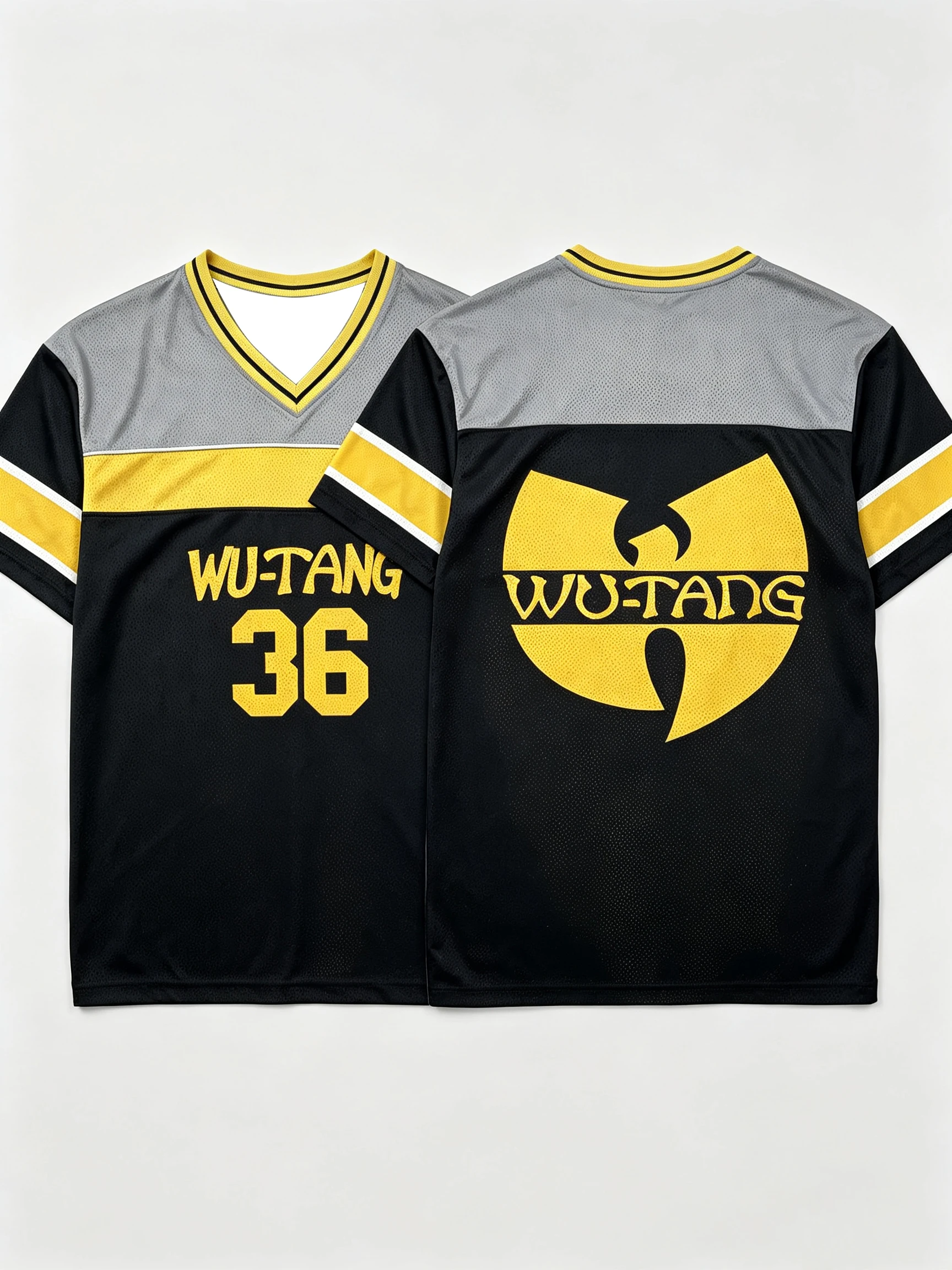 Wu-Tang Clan 2026 Limited Edition Retro Baseball T-Shirt mit 3D-Druckdesign Sommer Herren Sport Atmungsaktives Schnelltrocknendes T-Shirt – Detail 9