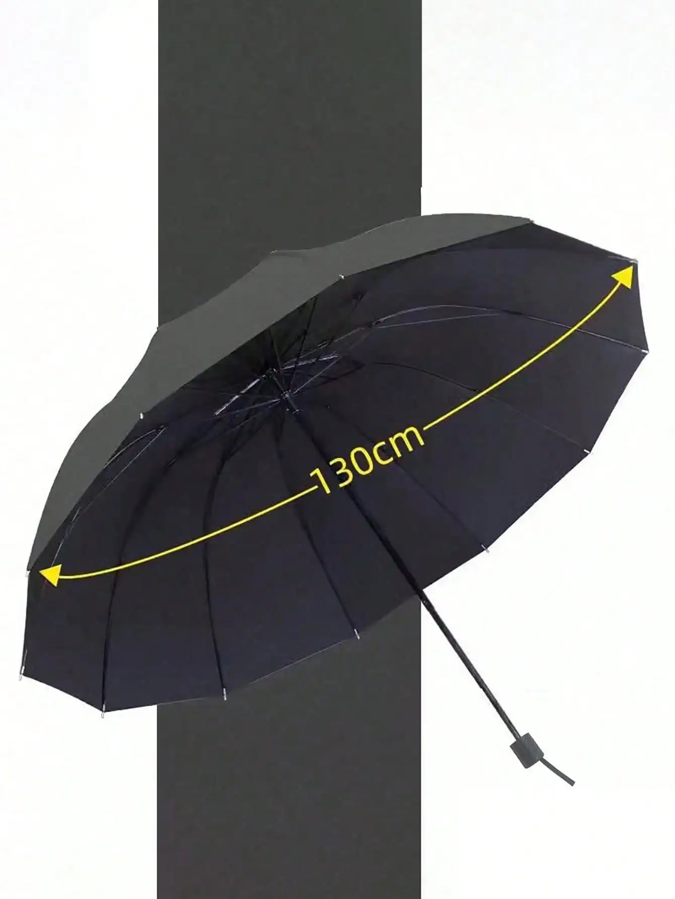 Extra Large Umbrella Reinforced Frame Windproof Black Coating UV Protection Sun Rain Double Layer Folding Compact For Outdoor Travel Daily Use Men Women High Quality Hot Trending Now
