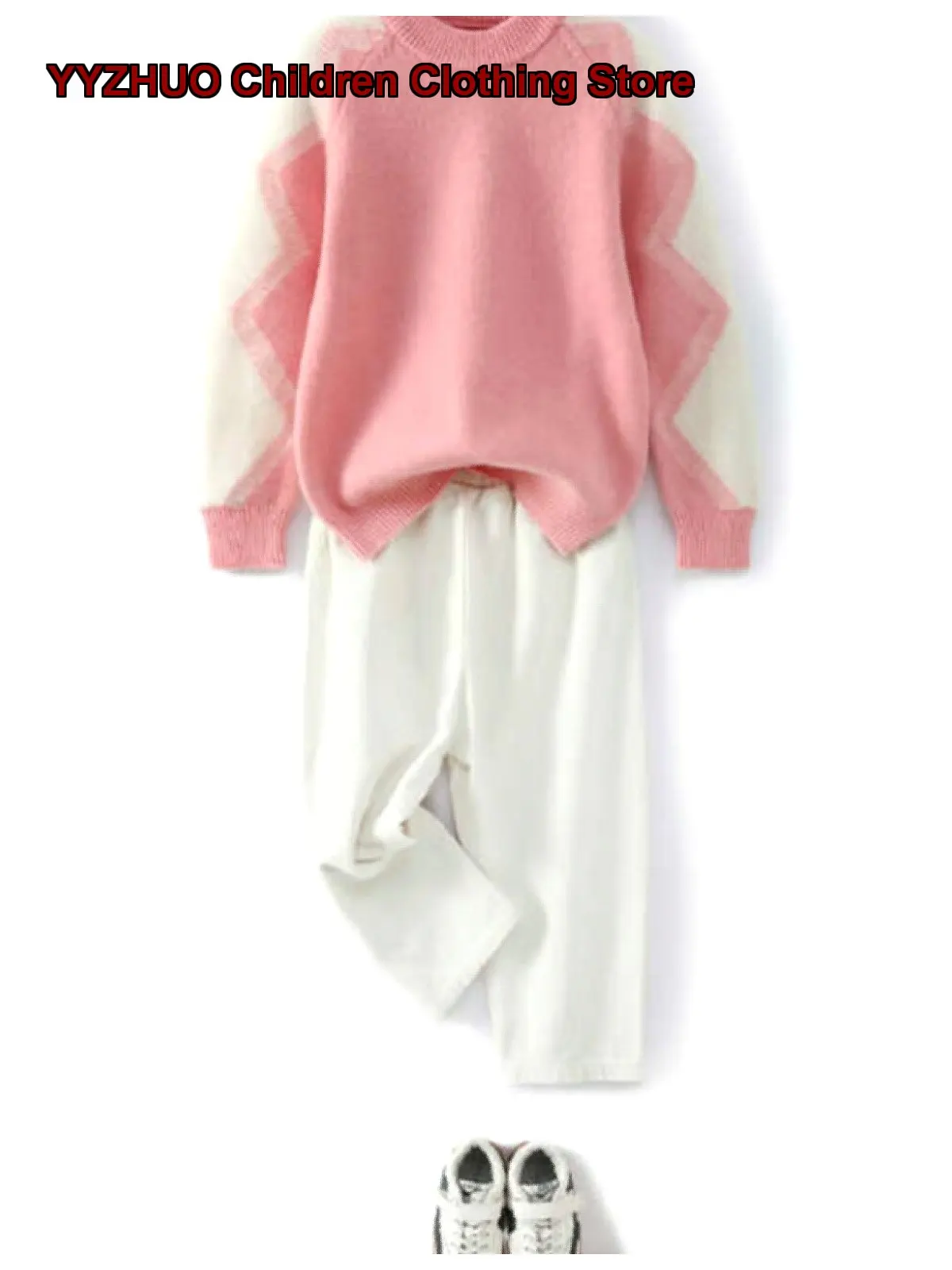 Kids Knit Top Boys Girls Mock Neck Solid Color Thickened Autumn Winter Base Layer Top High Neck