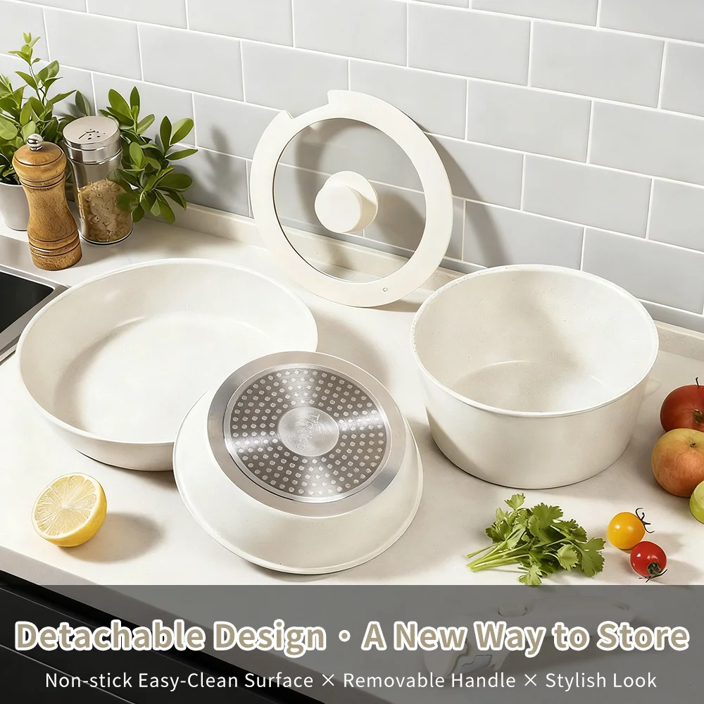 7Pcs Nonstick Cookw…