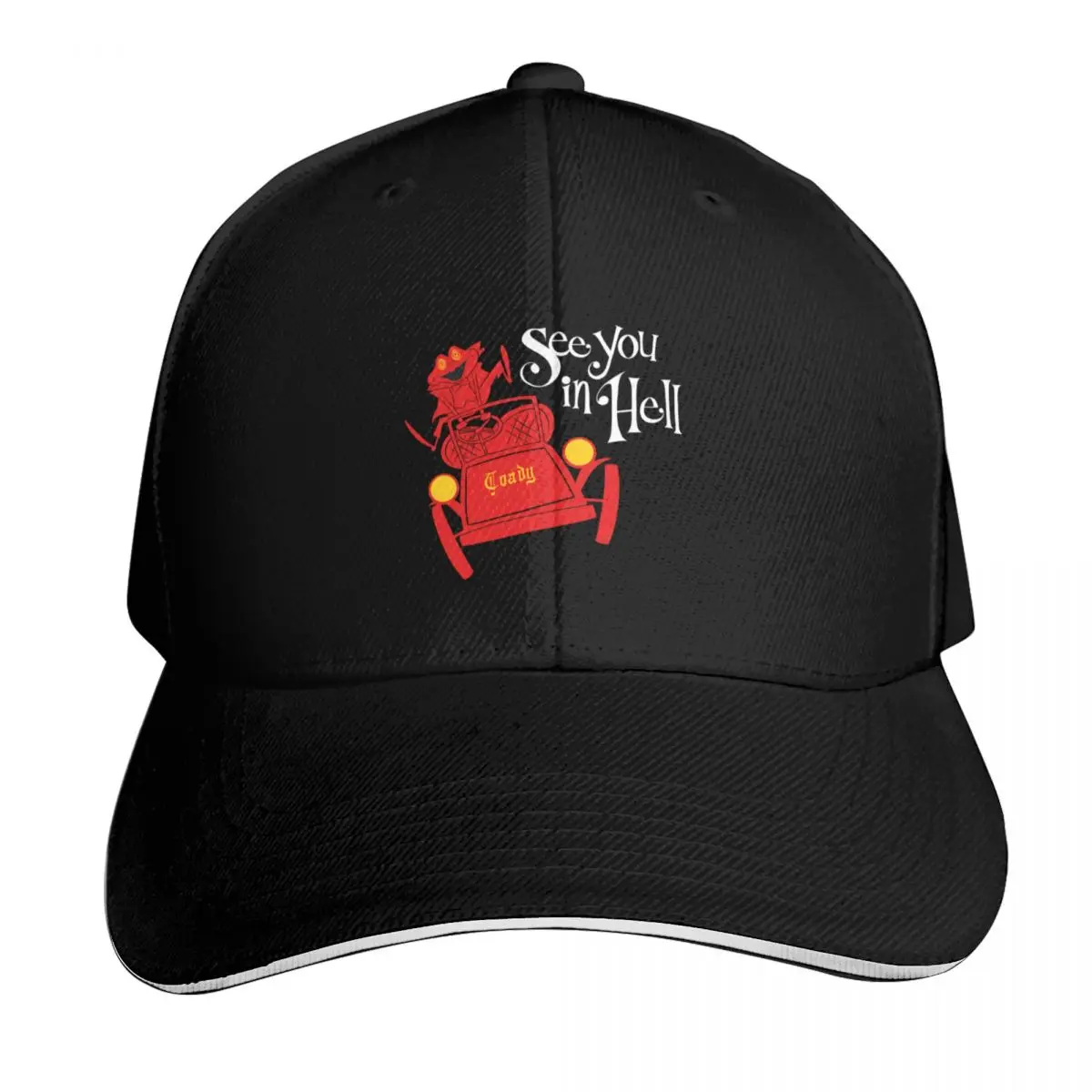 Mr. Toad’s Wild T-shirt Baseball Cap Streetwear Hip Hop Trendy Vintage Retro Embroidered Lightweight Packable