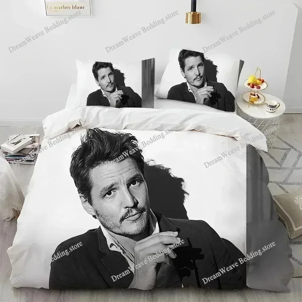 

3D Print Jose Pedro Balmaceda Pascal Bedding Set Duvet Cover Bed Set Quilt Cover Pillowcase Comforter King Queen Size Boys Adult