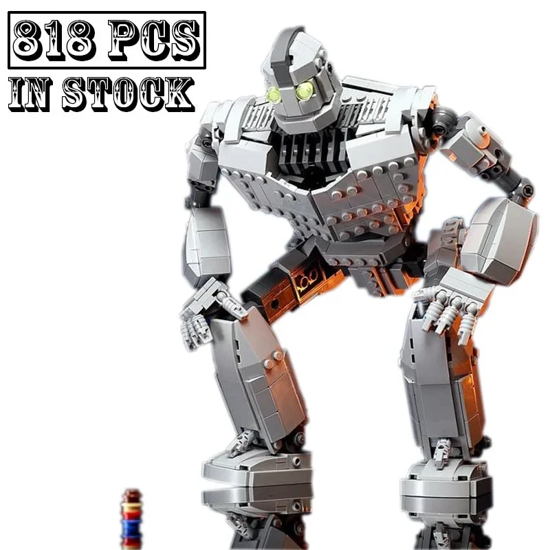 

MOC Mechanical Series Iron Robot Movie Giant Building Blocks Assemble Brick Parts Kid STEM Boys Toy Collectible Birthday Gifts