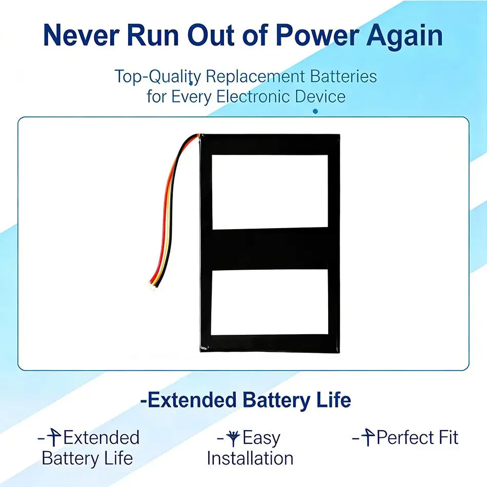 

Tablet Battery Reliable Power For Teclast M40 5 Wire Plug High Performance 8000mAh